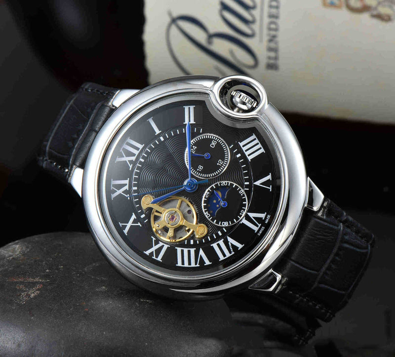 Men's automatic mechanical open flywheel watch, view 17 - MRSLM