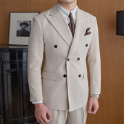 men's double breasted 2-piece suit, view 2 - MRSLM
