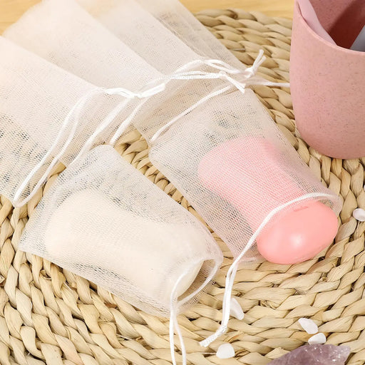 hangable foaming mesh soap pouch - MRSLM