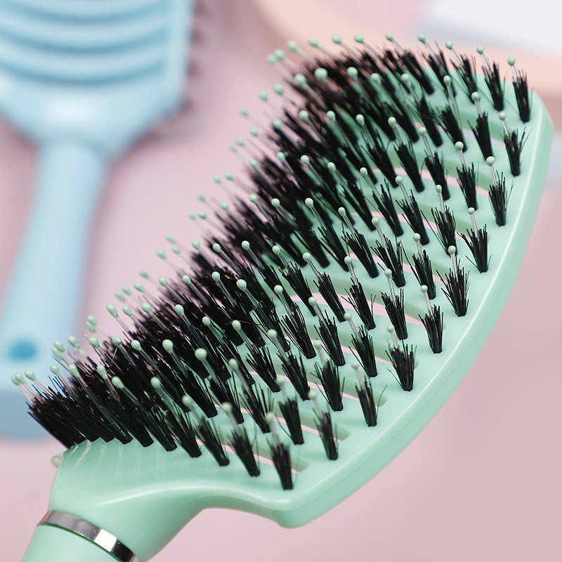 curly hair detangling brush, view 6 - MRSLM