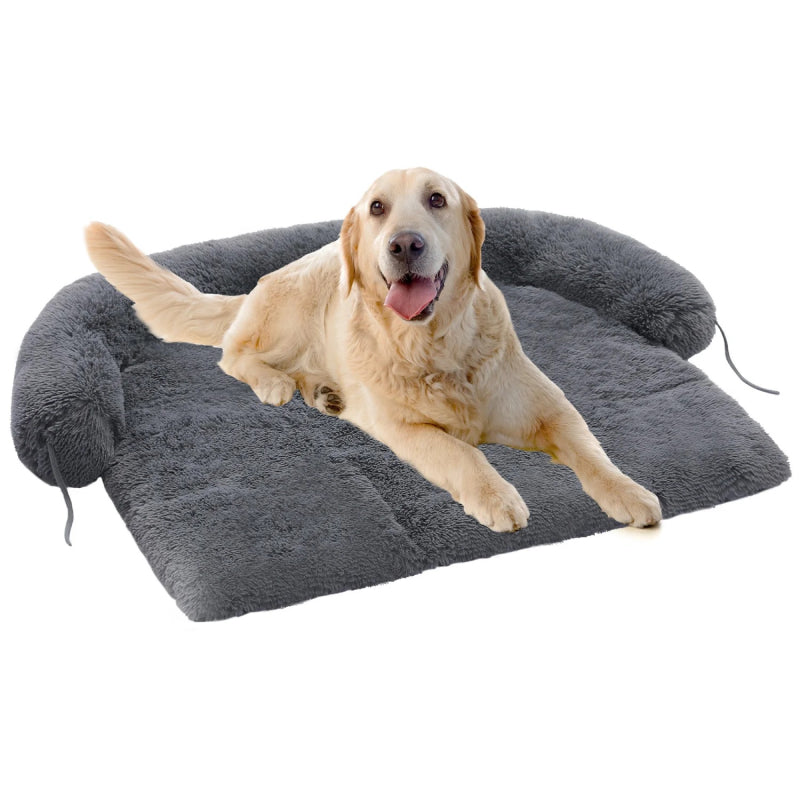 winter dog bed mat with portable kennel, view 3 - MRSLM