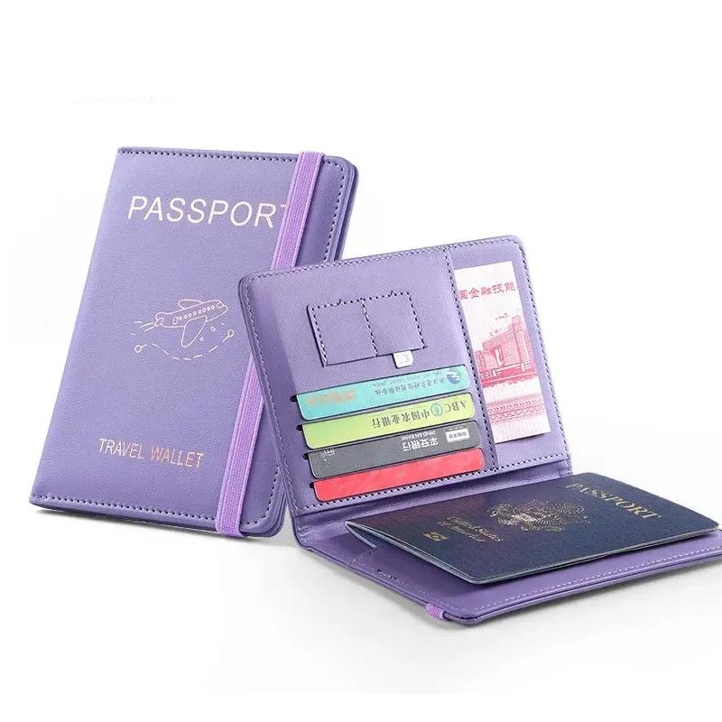 Capa de passaporte vintage RFID para negócios