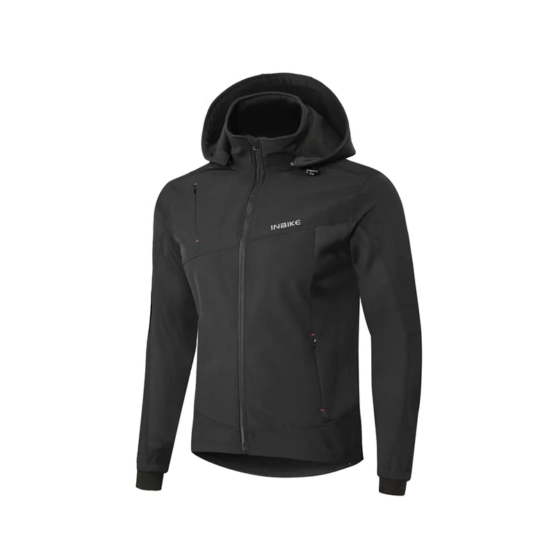 men's hooded cycling windbreaker, view 2 - MRSLM
