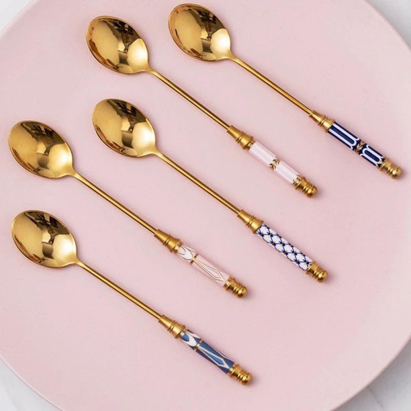 stainless steel dessert spoon - MRSLM
