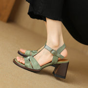 genuine leather gladiator sandals, view 25 - MRSLM