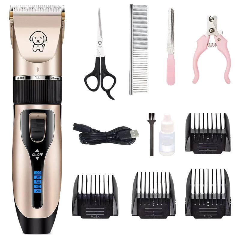 pet hair trimmer kit, view 5 - MRSLM
