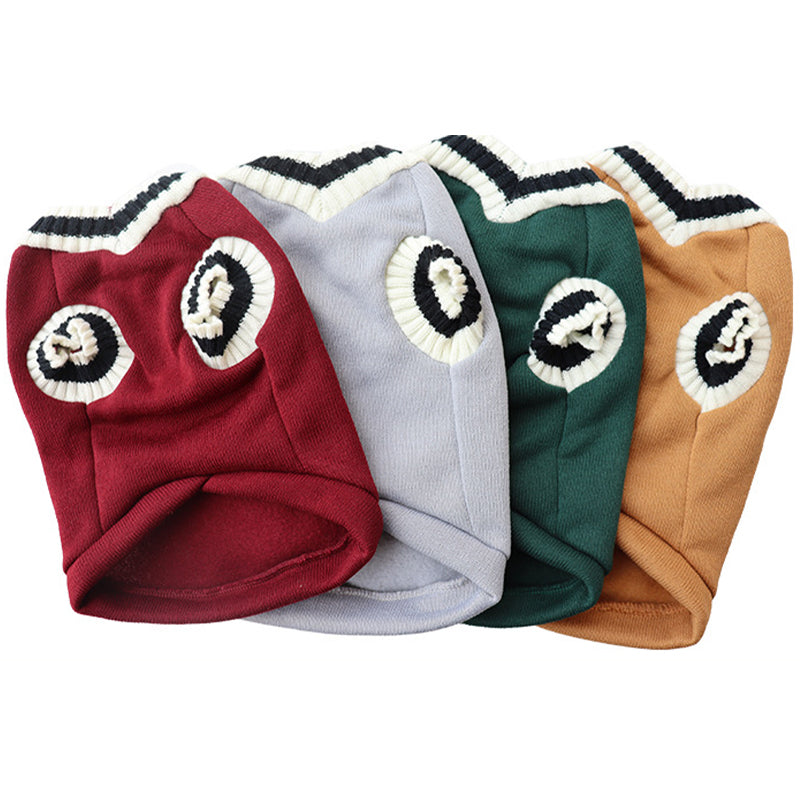 warm dog sweater vest, view 10 - MRSLM
