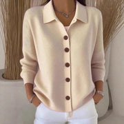 women's button knit cardigan, view 2 - MRSLM