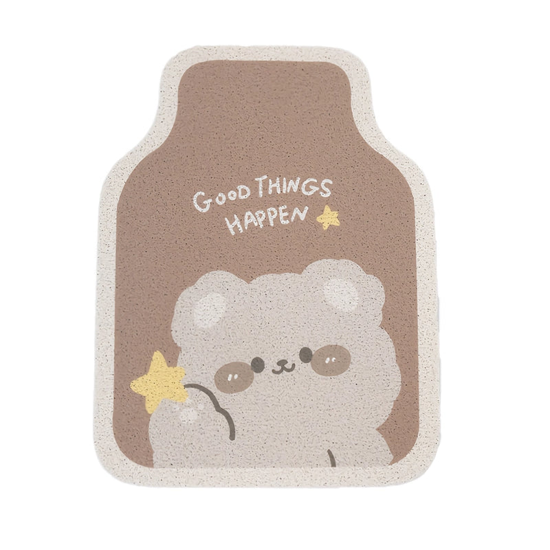 cute bear cartoon car floor mats, view 3 - MRSLM
