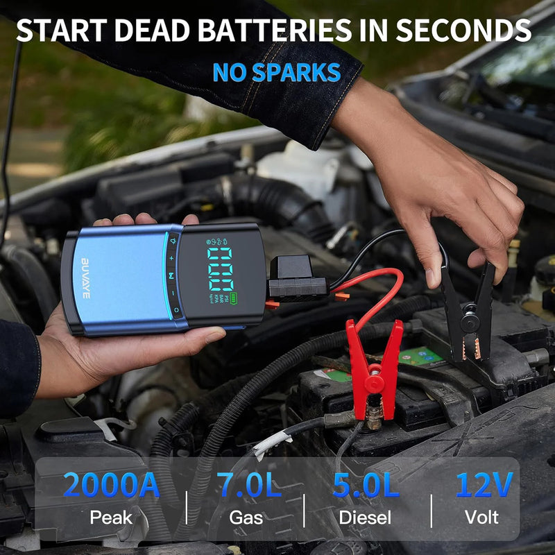 4-in-1 car jump starter, view 4 - MRSLM