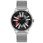 rotating wheel quartz watch, view 5 - MRSLM