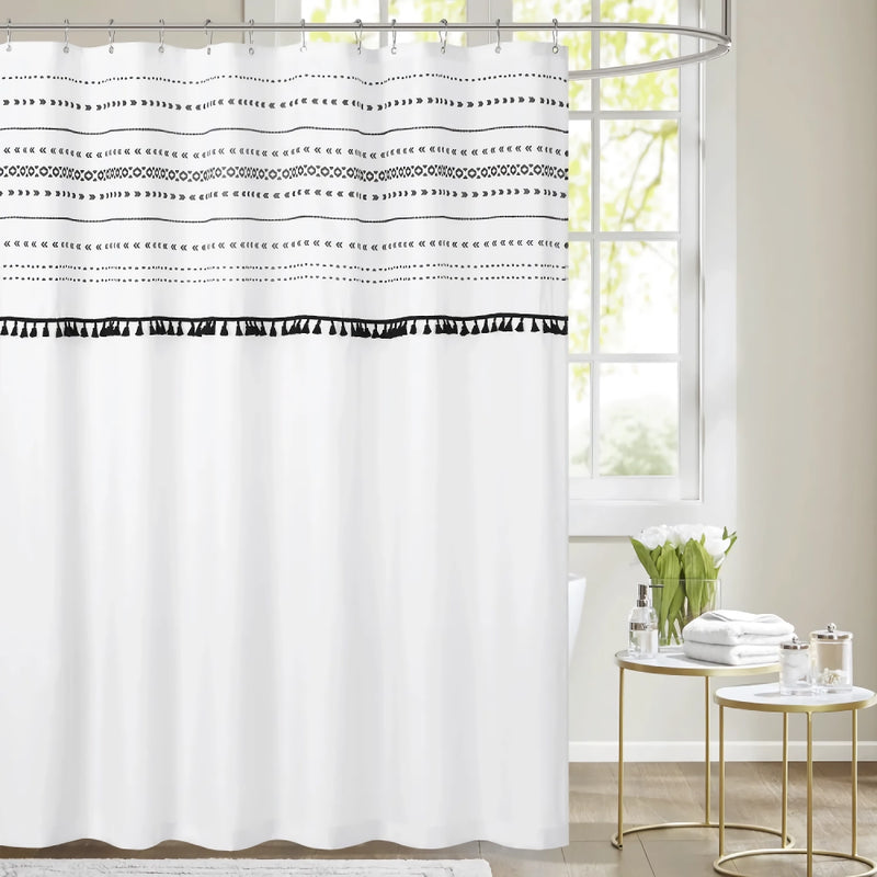 Bohemian print waterproof shower curtain - MRSLM