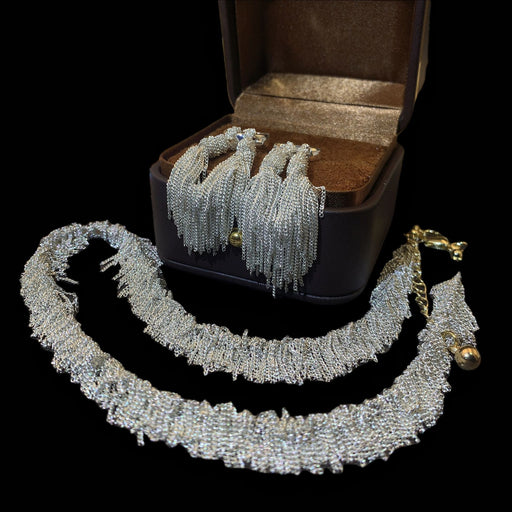 french vintage geometric jewelry set - MRSLM