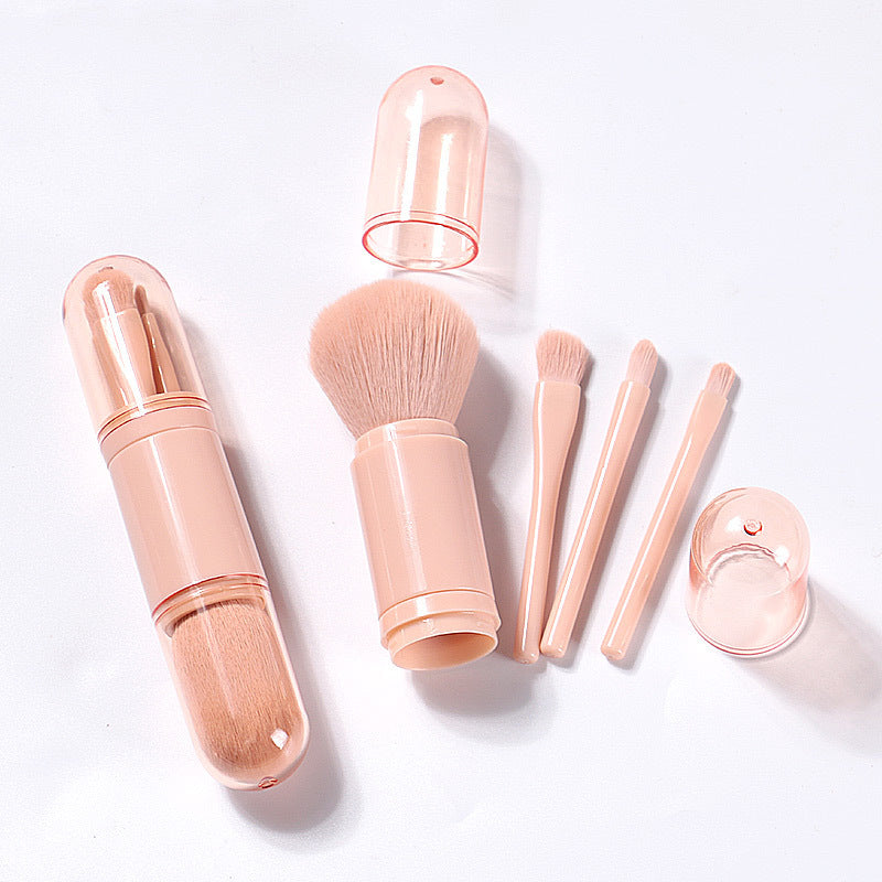 telescopic 4 in 1 makeup brushes set, view 6 - MRSLM