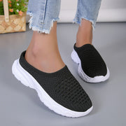 women's mesh platform slippers, view 3 - MRSLM
