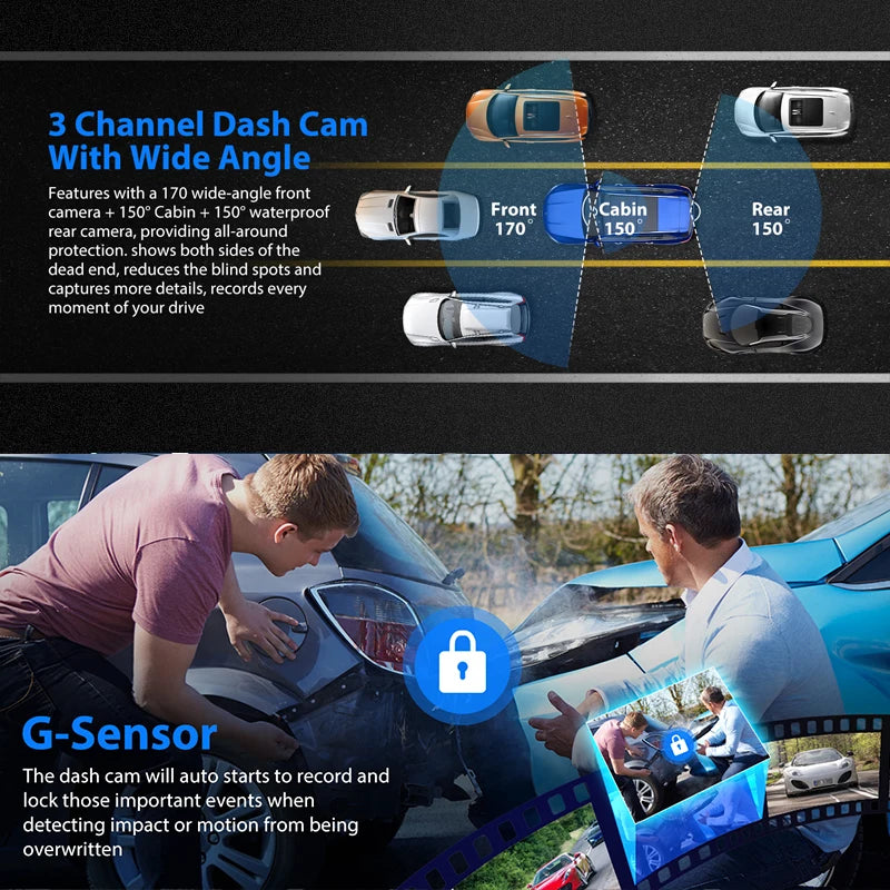 3-channel dash cam, view 4 - MRSLM