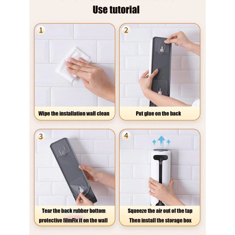 wall-mounted plastic bag dispenser, view 5 - MRSLM