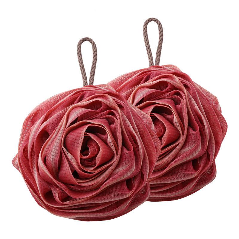 2 Stück Duschschwamm in Blumenform