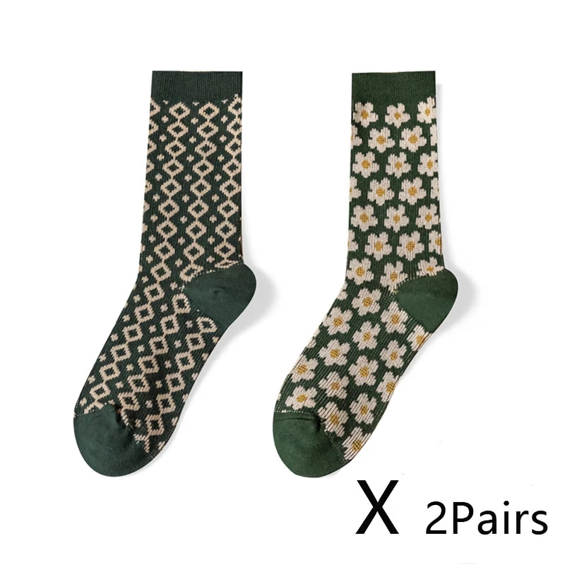 Lange Herbstsocken