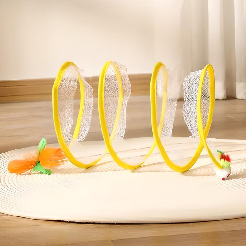 cat adventure tunnel toy, view 2 - MRSLM