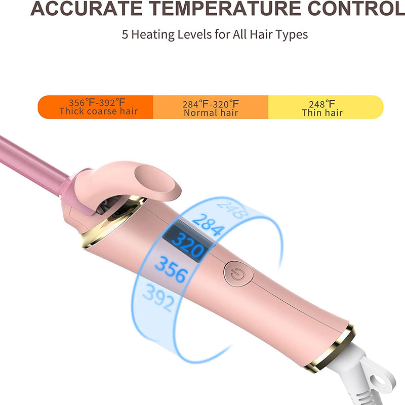 tourmaline ceramic curling iron, view 7 - MRSLM