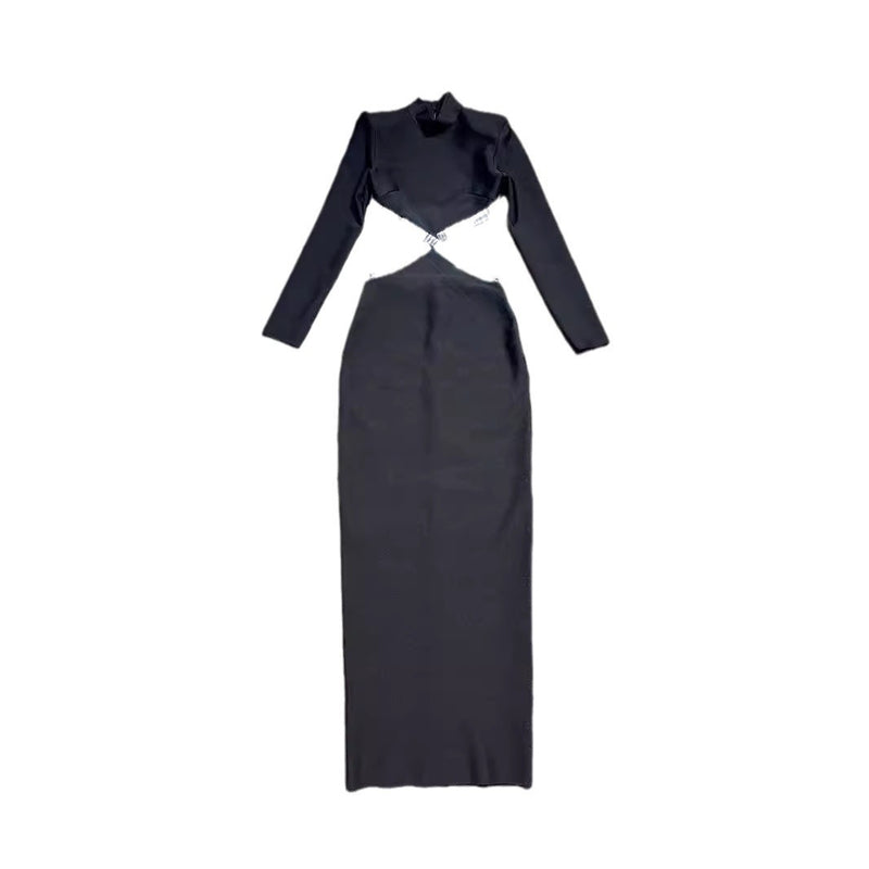 rhinestone formal dress, view 5 - MRSLM