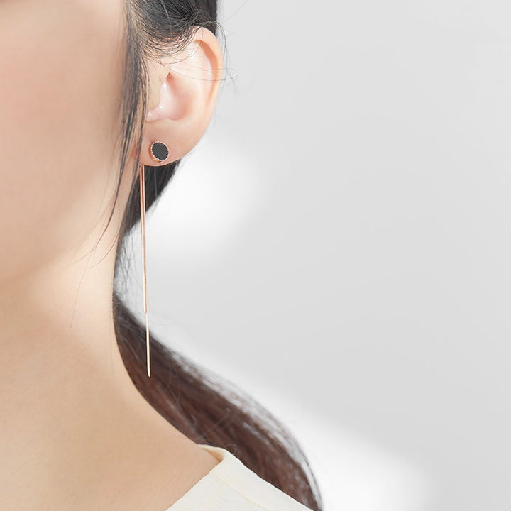 Women's Tassel Style Sterling Silver Earrings