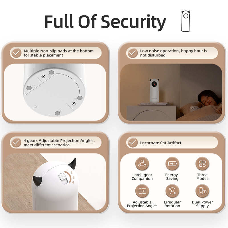automatic laser pet toy, view 6 - MRSLM