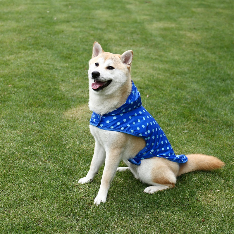 waterproof dog and cat raincoat, view 3 - MRSLM