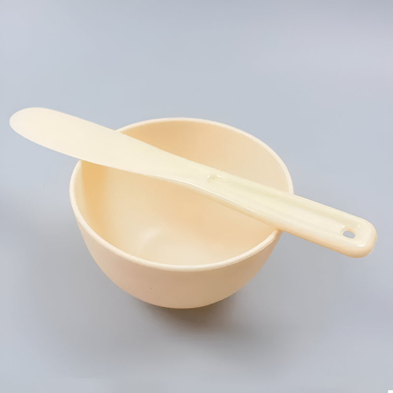 2-teiliges Silikon-Gesichtsmasken-Rührschüssel- und Spatel-Set