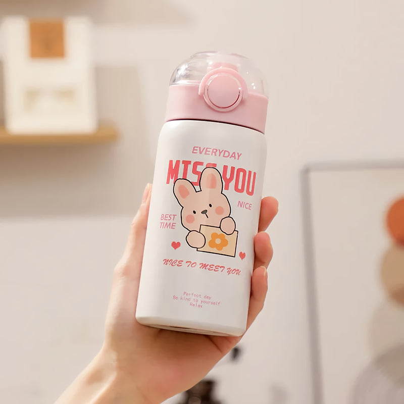 Copo térmico de desenho animado de 400ml