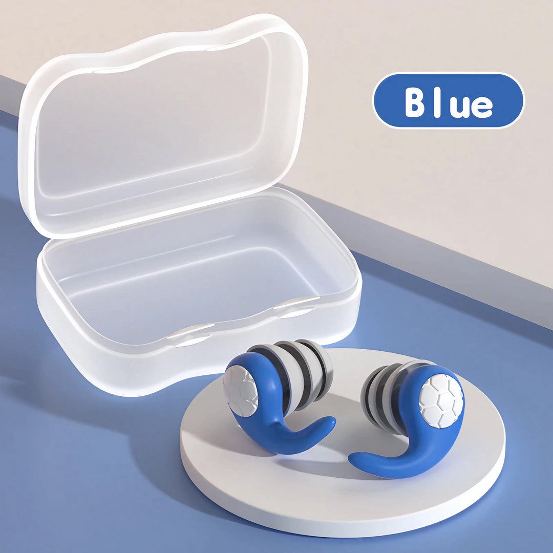 Triple Layer Silicone Earplugs for Serene Sleep and Swimming