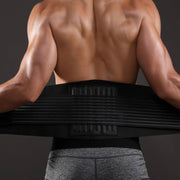 men's waist and back support fitness belt, view 6 - MRSLM