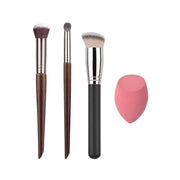 synthetic foundation and concealer brush set, view 3 - MRSLM