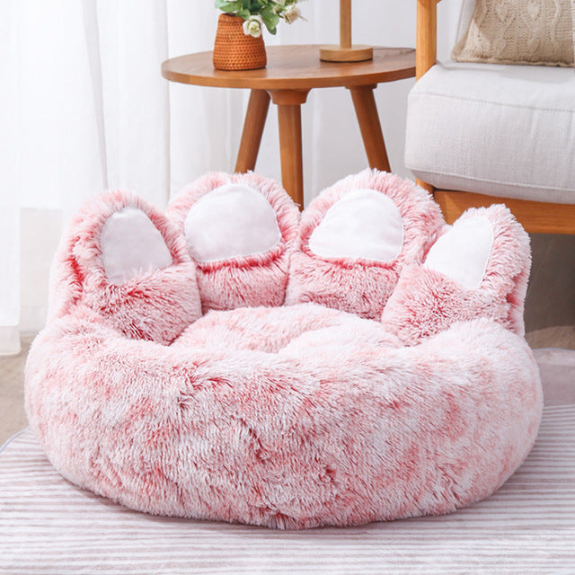 bear paw shaped pet bed, view 4 - MRSLM