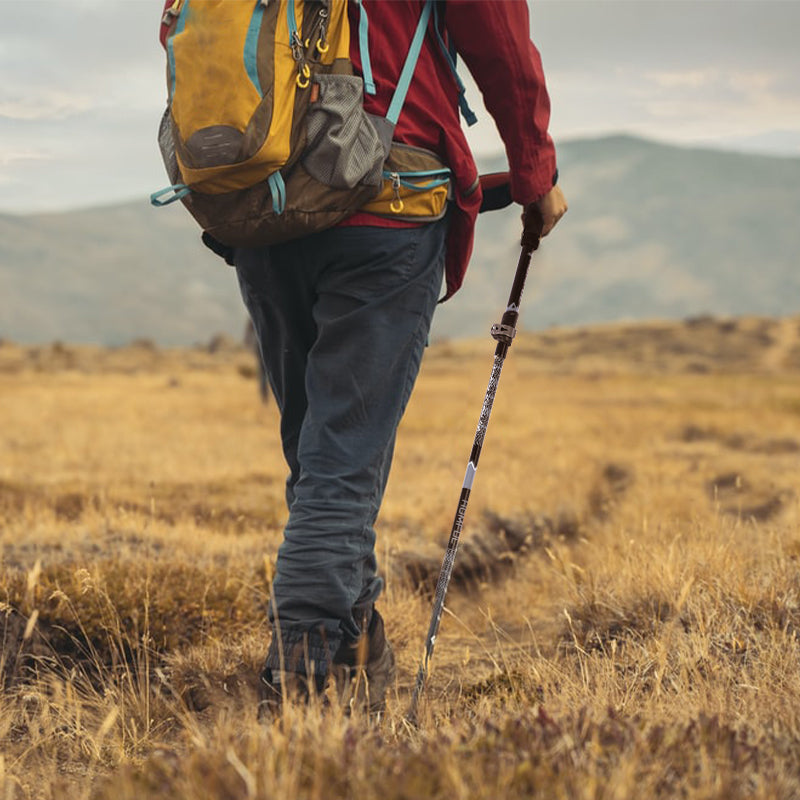 ultra-light telescopic trekking poles, view 3 - MRSLM