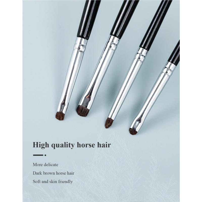4-piece eyeliner and eyeshadow brush set, view 4 - MRSLM