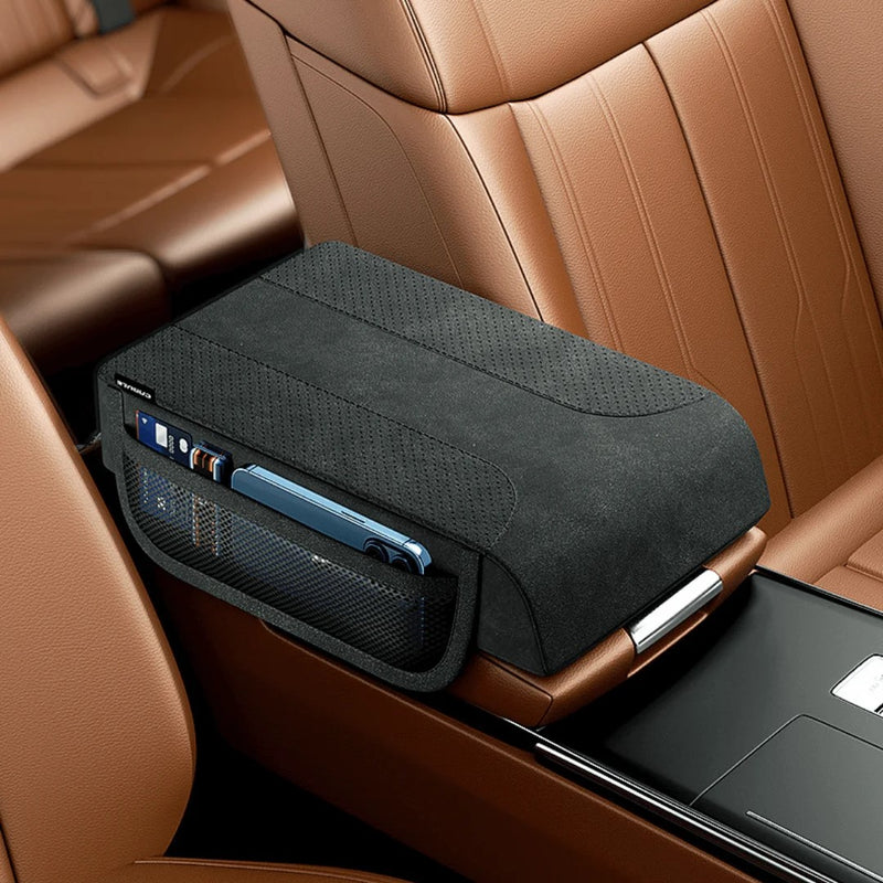 car console pad cover with storage, view 2 - MRSLM
