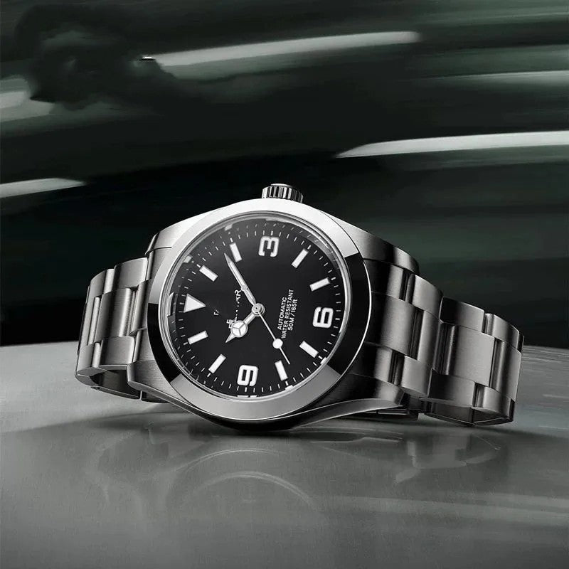 men's steel watch, view 3 - MRSLM