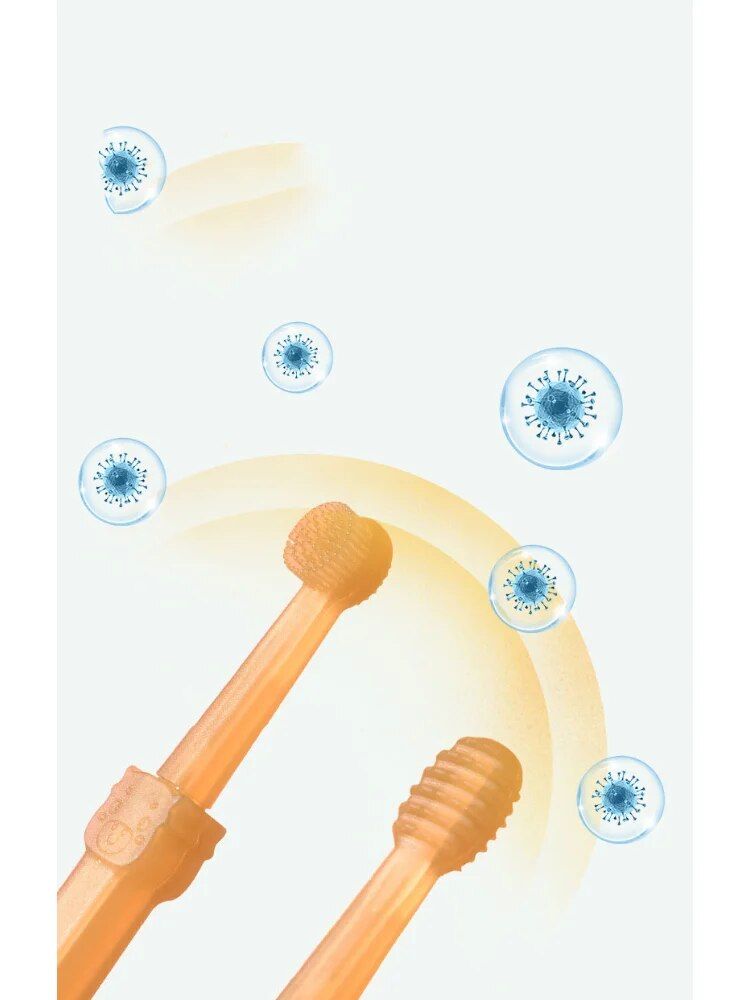 silicone pet toothbrush kit, view 8 - MRSLM