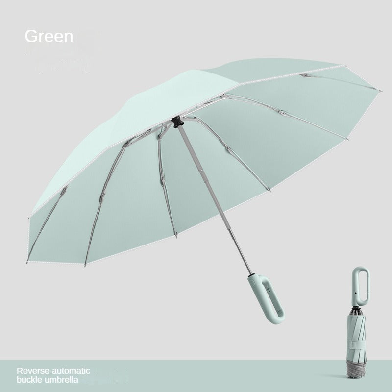 Windfester, umklappbarer Regenschirm