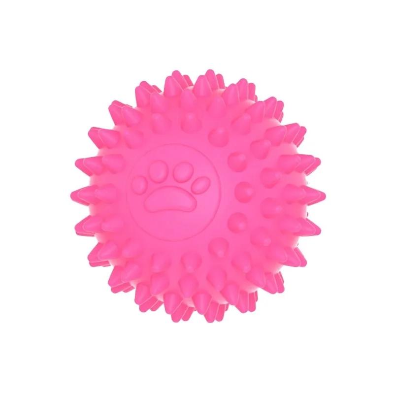 interactive rubber chew ball for dogs and cats, view 3 - MRSLM