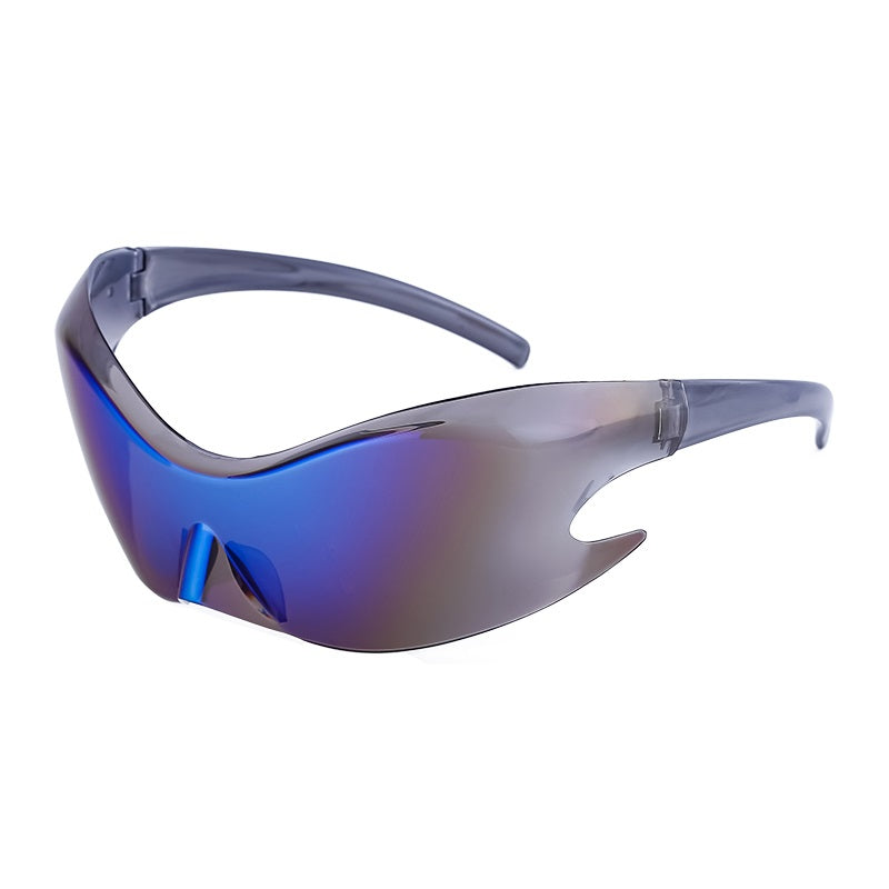 Rimless gradient mirror sunglasses, view 7 - MRSLM