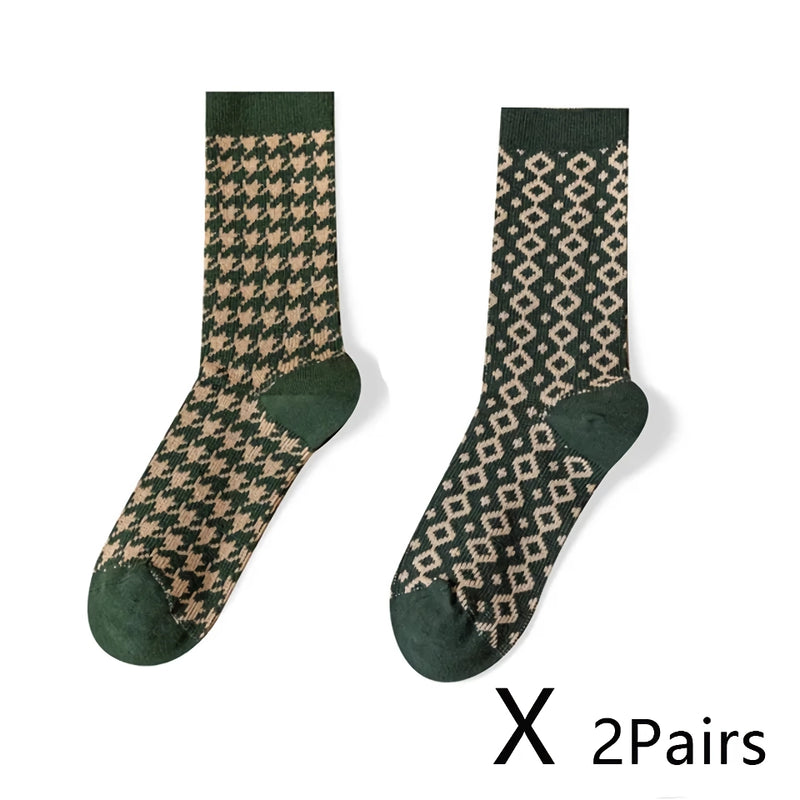 Lange Herbstsocken