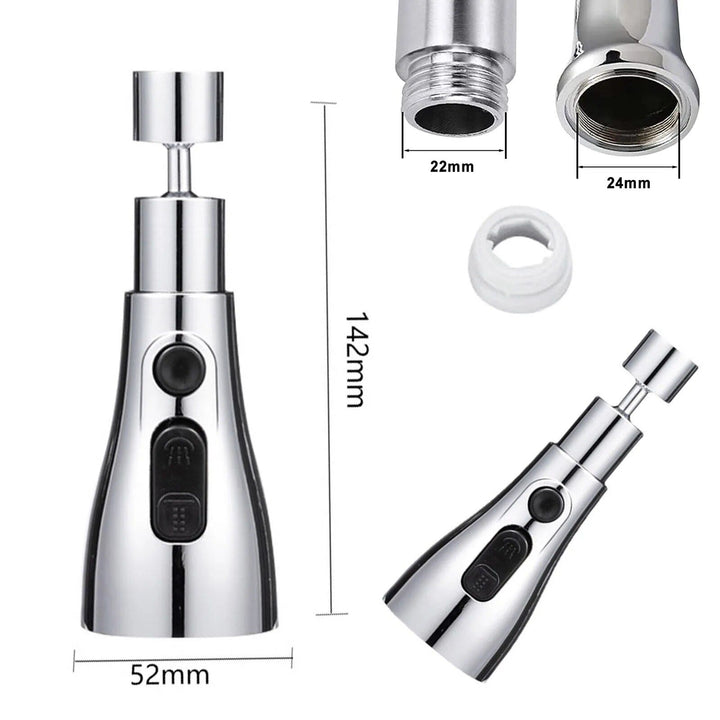 Universal Pressurized Faucet Nozzle