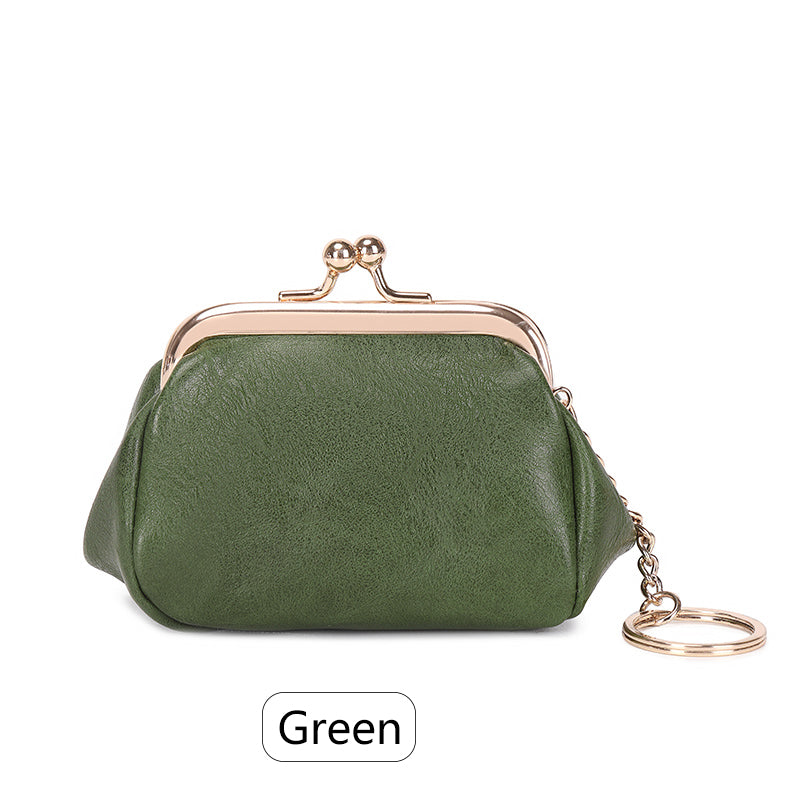 Retro mini lock clip coin purse, view 3 - MRSLM