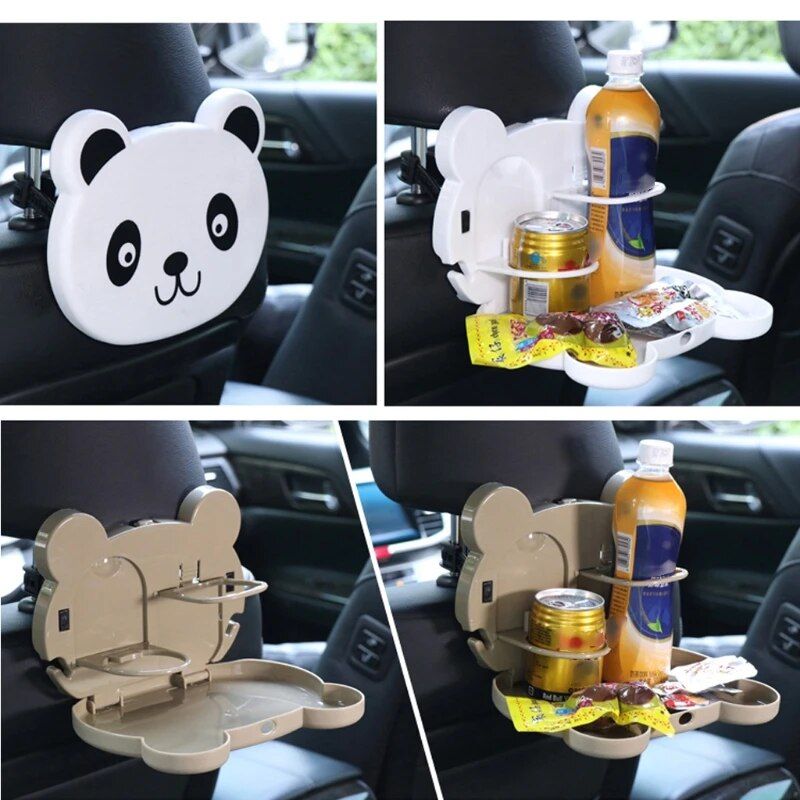 Cartoon Car Back Seat Folding Food & Drink Tray
