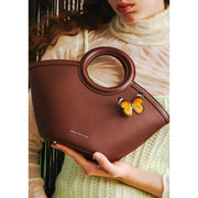 vintage leather cross-body bag, view 10 - MRSLM