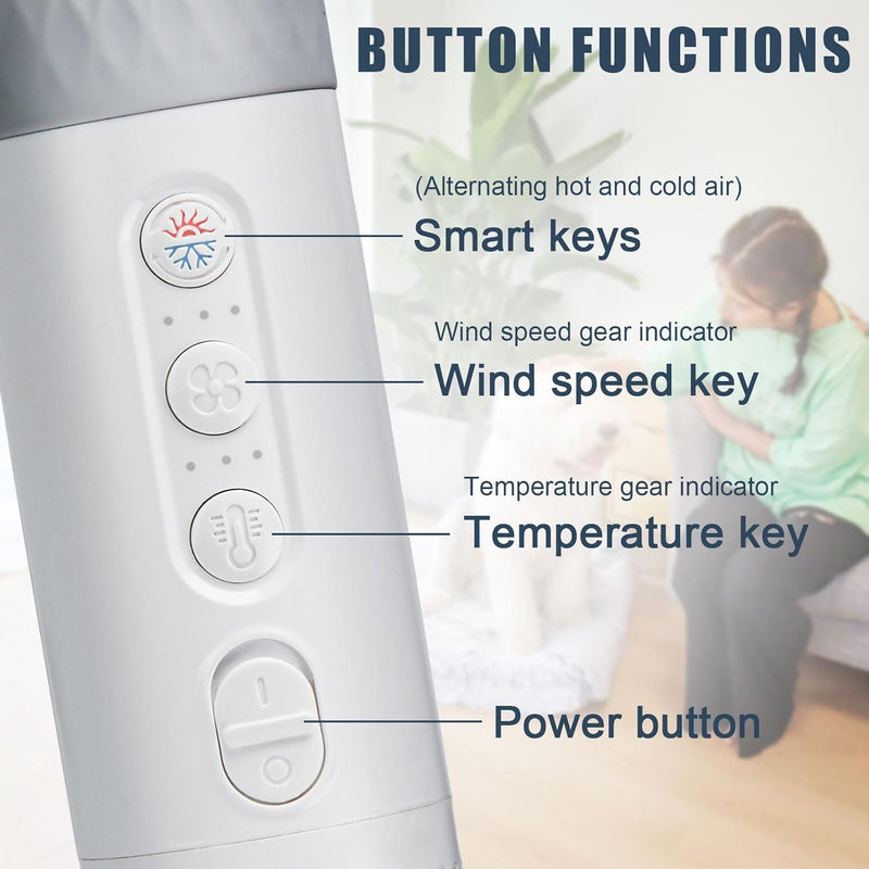 2 in 1 pet hair dryer and comb, view 5 - MRSLM