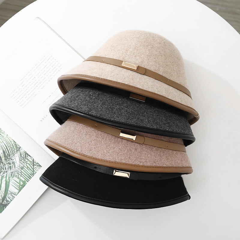 Unisex wool bucket hat with belt, view 7 - MRSLM